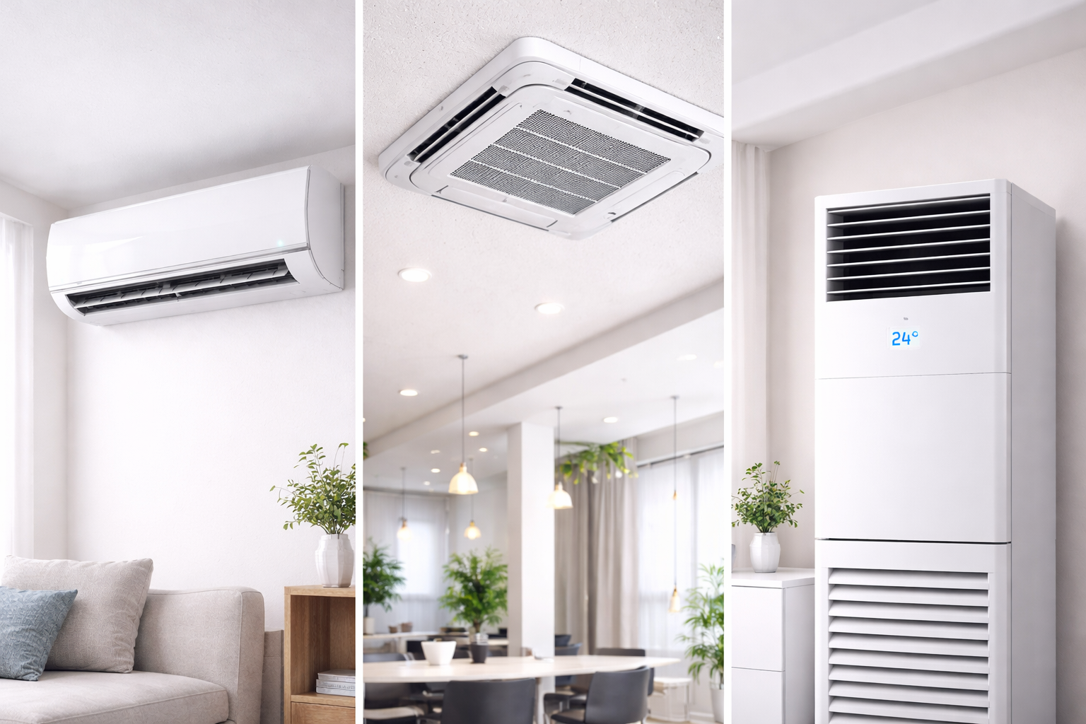 Các loại điều hòa không khí phổ biến tại Việt Nam